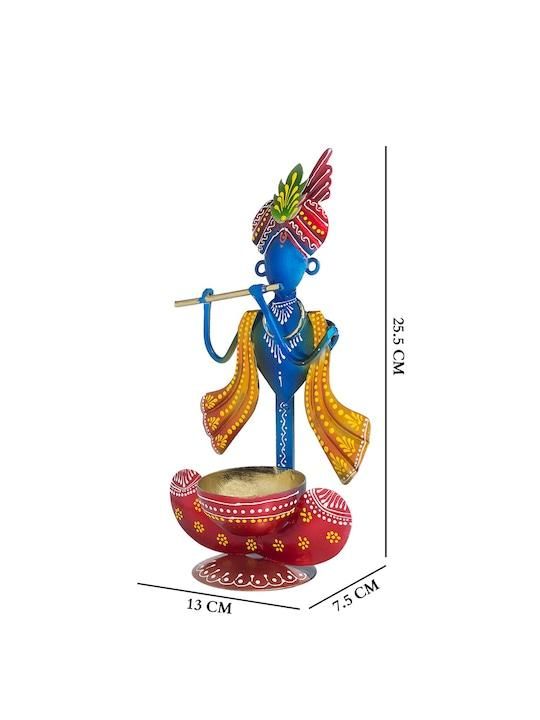 Krishna Idol full view - 25cm handcrafted spiritual masterpiece for devotional worship